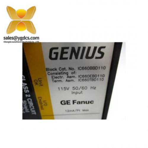 GE Fanuc IC660BBD110 Discrete I/O Module for Industrial Automation